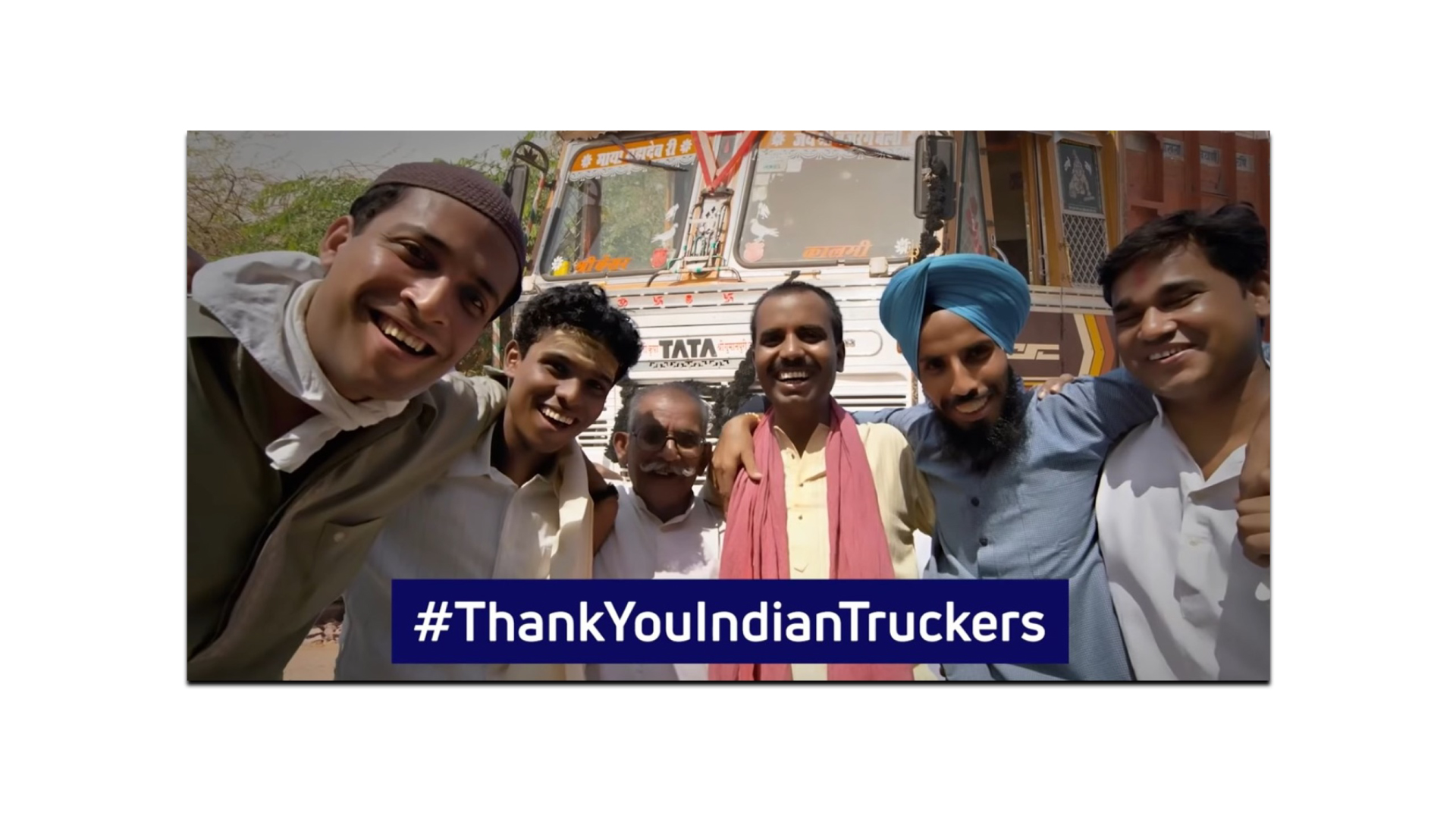 Thank You Indian Truckers